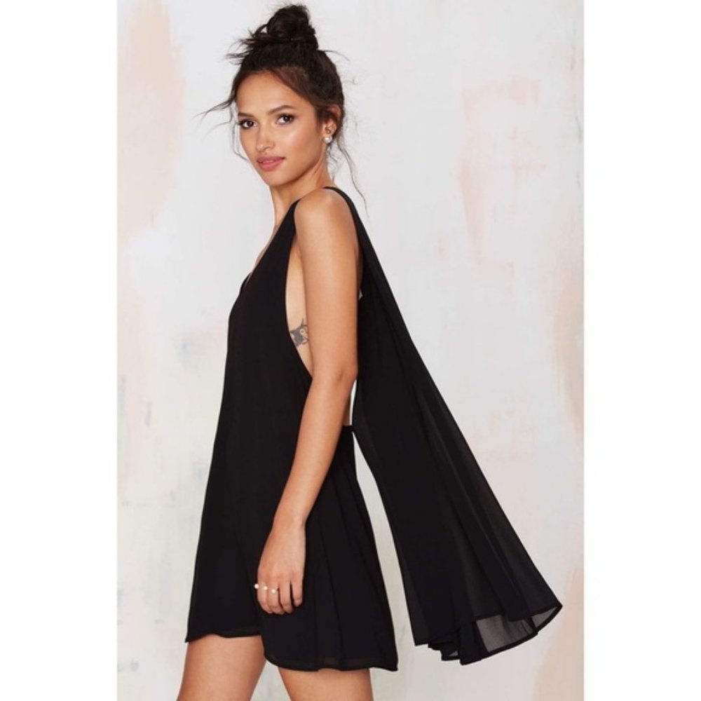 Nasty Gal Fly Or Die Cape Dress